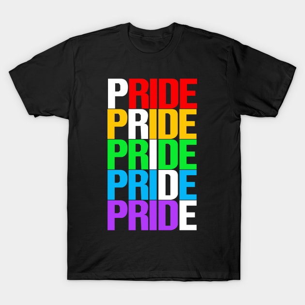 Pride love is love LGBTQ Gay Pride T-Shirt by LutzDEsign